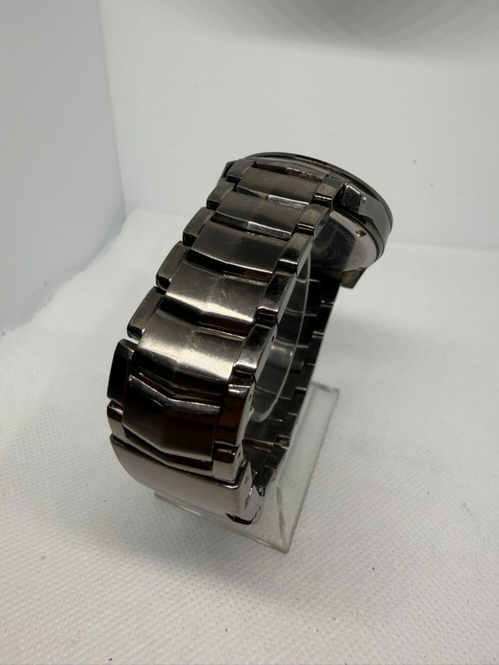 Fossil Blue AM4117 Men’s Stainless Steel Watch Blue Dial Date Bracelet Quartz - Picture 6 of 11